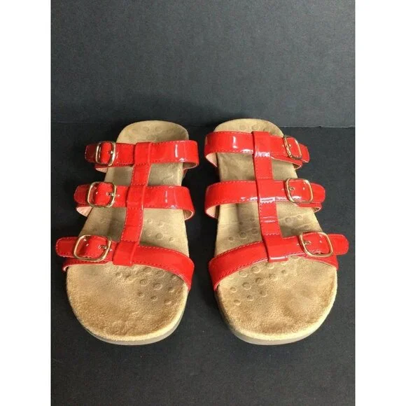 Vionic Red Sandals for Women - Picture 3 of 11